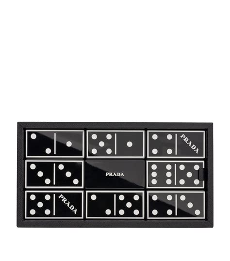 Prada Saffiano leather Dominoes set 